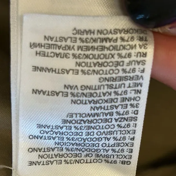 The North Face Cargo Pants Womens SZ Large Biege Cropped Lightwieght Hiking - Image 9