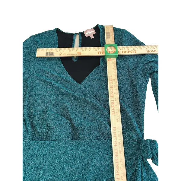 Show Me Your Mumu Stage Skort Green Peacock Metallic XXL - Image 6