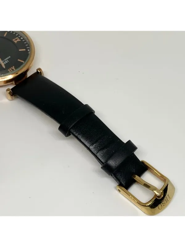 Vintage IBSO Boerni Aibisino Quartz women’s Watch S6602L gold tone 32mm running - Image 4
