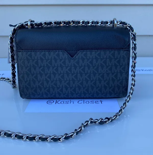 Michael Kors Rose SM Crossbody Bag -Black - Image 2