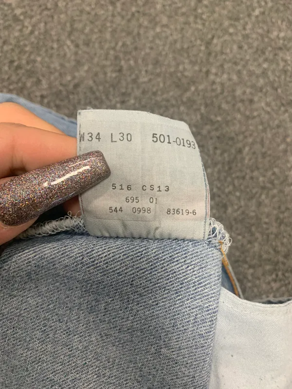 Vintage 501 Levi's Jeans - Image 4