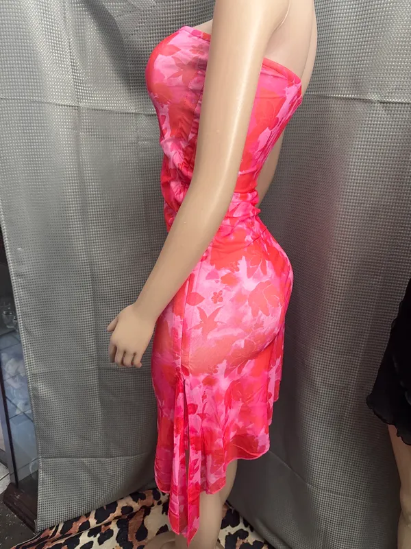 New size large very stretchy strapless dress - Image 2