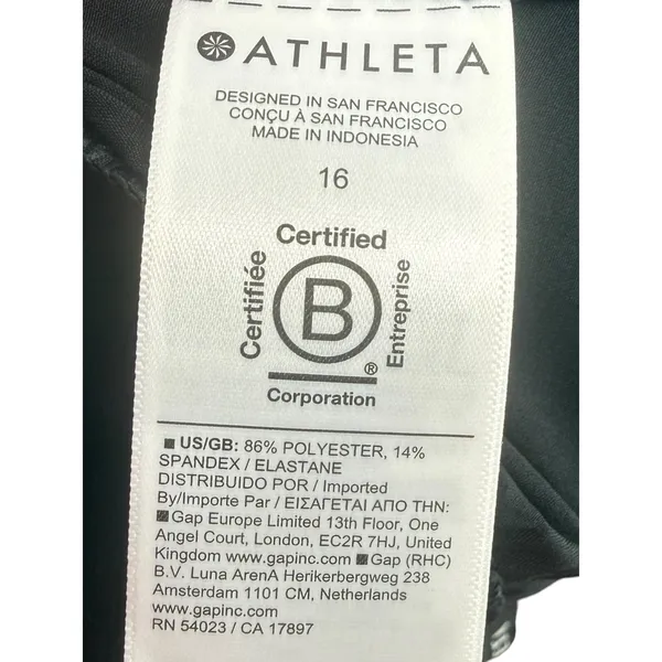 Athleta Brooklyn Heights High Rise Cargo Midi Skirt Black Size 16 Activewear - Image 12
