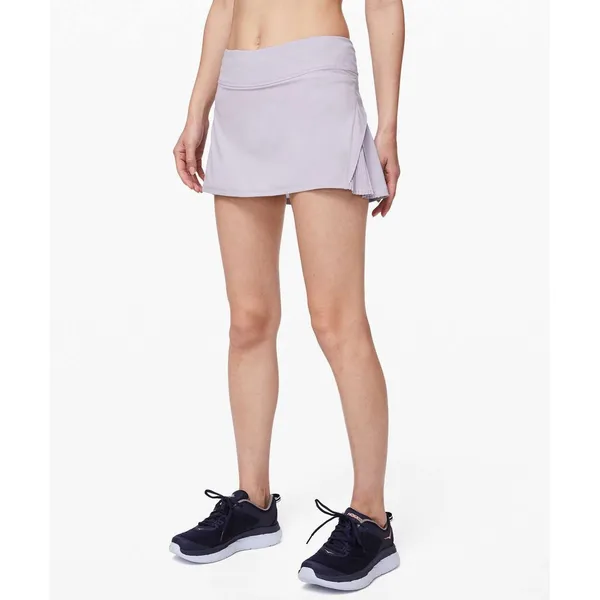 Lululemon Tennis Skirt Skort Womens Play Off The Pleats Golf Silver Lilac Size 6 - Image 2