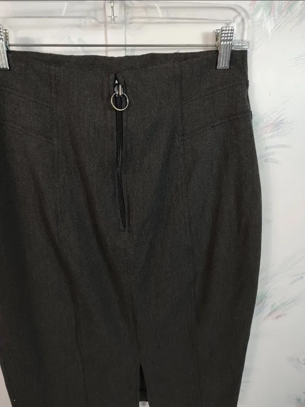 Cache Gray Pencil Skirt 8 - Image 5