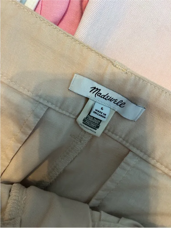 Madewell The Harlow Wide-Leg Pants in Tan - Image 7