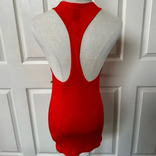 free people orange long tank top - Image 4