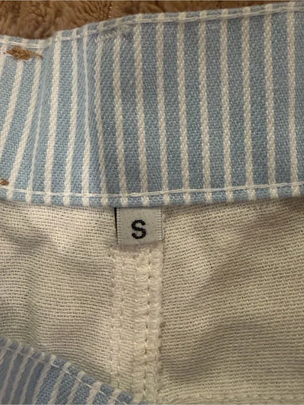 Studio seven designs Jodie Jeans white with blue trim - Image 9
