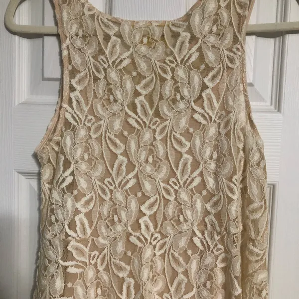 Free People Miles Of lace fit & flare‎ skater dress women’s size small petite. - Image 7