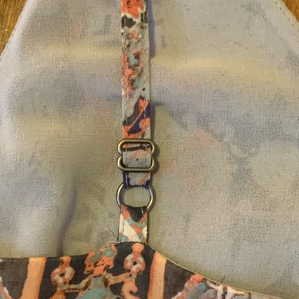 CAbi Dress Medium Multicolor Abstract Mini Pockets Adjustable Straps Lined - Image 9