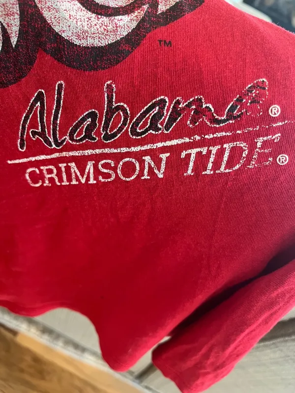 Rivalry Threads University of Alabama Crimson Red Lightweight Short Sleeve T Shirt Women’s Small - Image 5