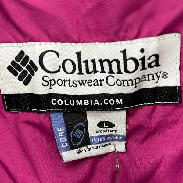 Columbia Vertex Core Interchange Jacket Womens L Pink Quilted Full Zip‎ Outdoors - Image 12