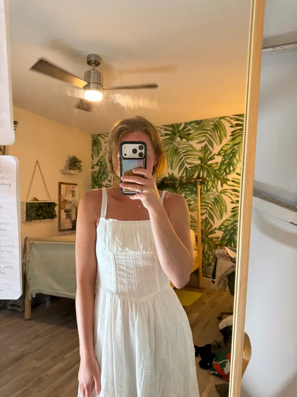 Wild Fable White midi summer dress - Image 7