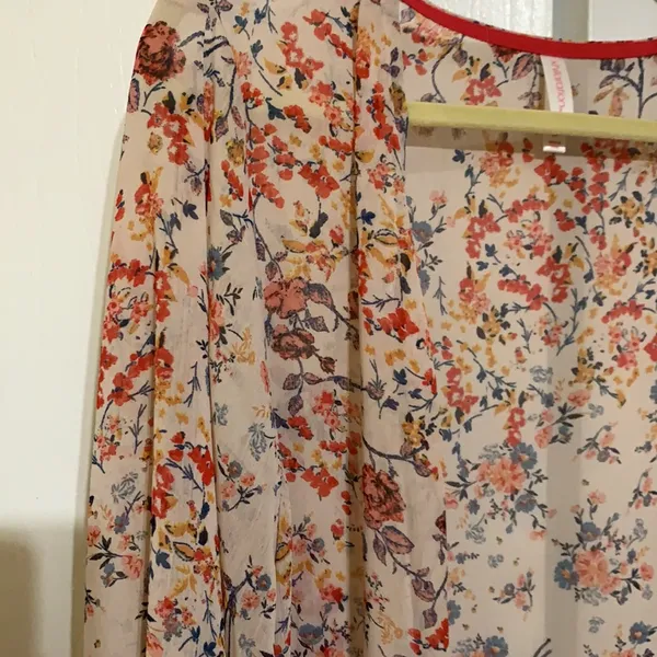 Floral sheer cardigan Size M - Image 4