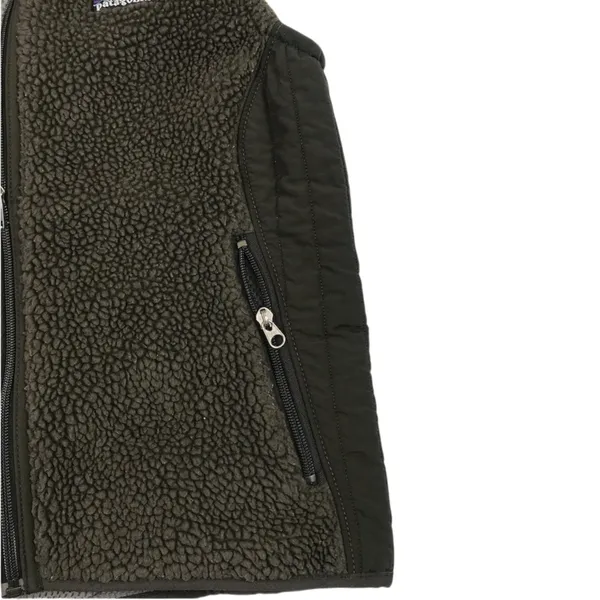 PATAGONIA Synchilla Classic Retro-X Fleece Vest Women M Green Outdoor Camping - Image 7