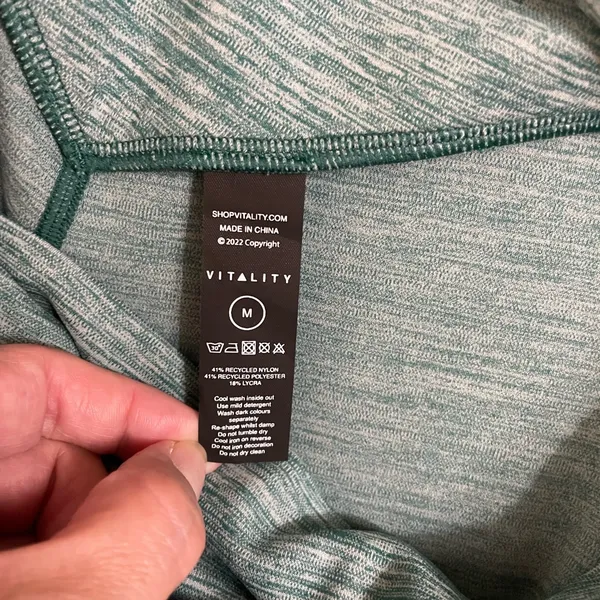 Vitality NWOT Daydream Leggings In Evergreen Marl Size M - Image 9