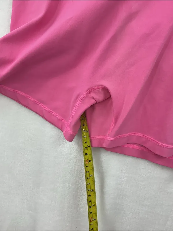 Allure Pink Scrunch-Back High-Waist Bike Shorts 1103 - Image 5