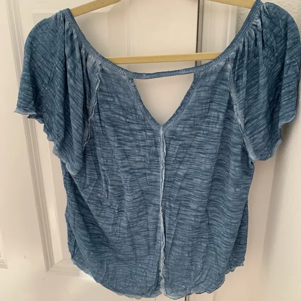 Abercrombie & Fitch Lace Top Keyhole Back Cutout M - Image 4