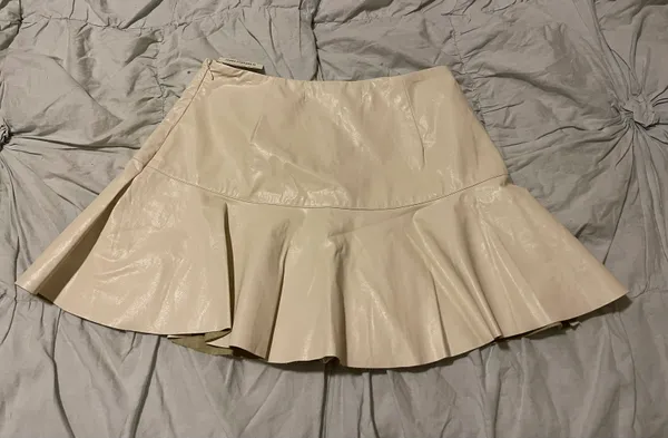 Impeccable Pig Leather Skirt - Image 2