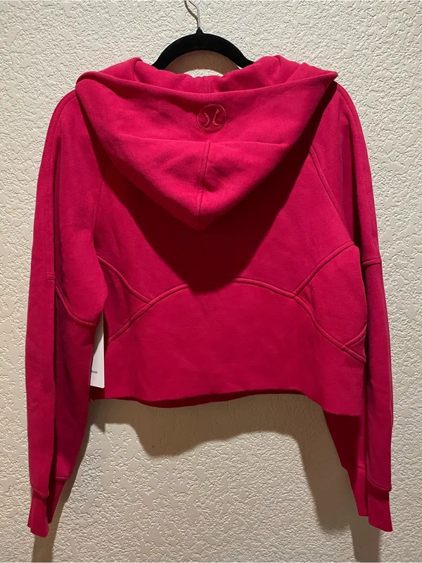 Lululemon NWT Scuba Oversized Half Zip Hoodie Fleece Pink Dragon Size XS/S - Image 7