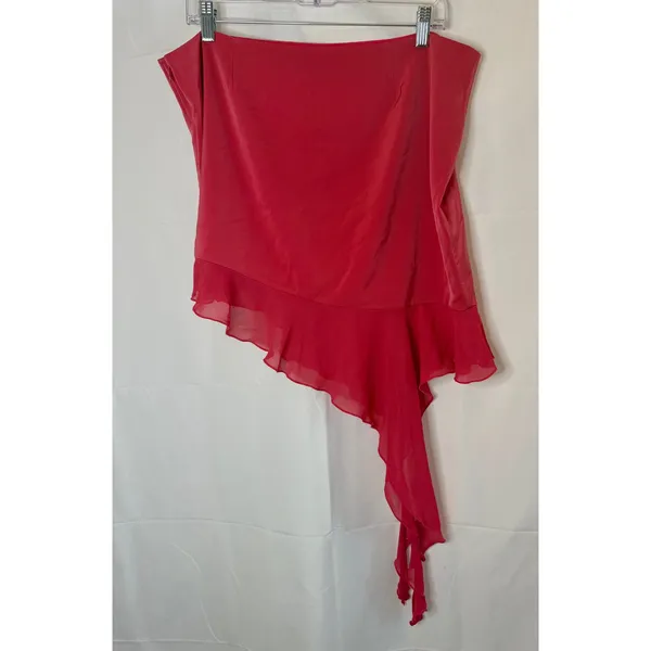 NWT NBD x Revolve Letty Y2K Style Skirt in Hot Pink sz. XL - Image 4