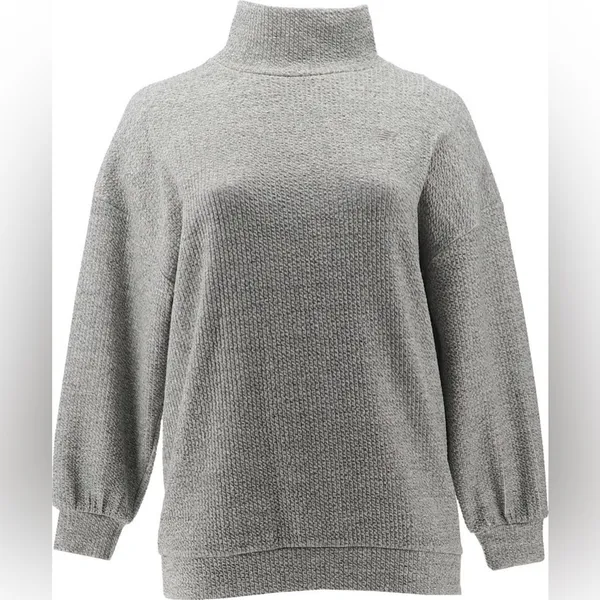 NEW New Balance Mock Neck Transform Pullover Sweatshirt - Image 9