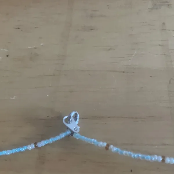 FINAL MARKDOWN Beaded Necklace with Horse Pendant - Image 3