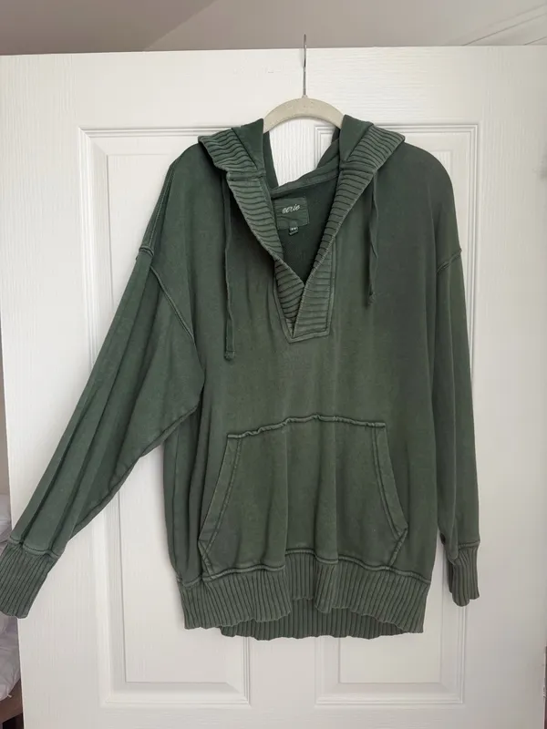 Aerie Down To Earth Henley Hoodie - Image 4