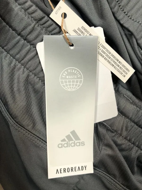 University of Wisconsin La Crosse Adidas Team Issued Knit Shorts Gray Women's S - Image 6