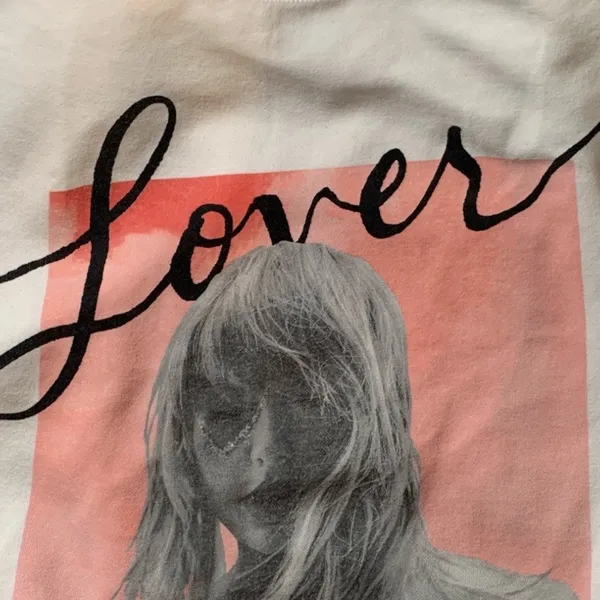 Taylor‎ Swift Lover Crewneck Sweatshirt White Pink Album Graphic Medium Pullover - Image 7