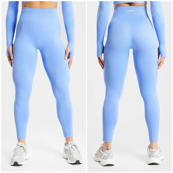 AYBL Balance V2 Seamless Leggings In Chambray Blue - Image 2