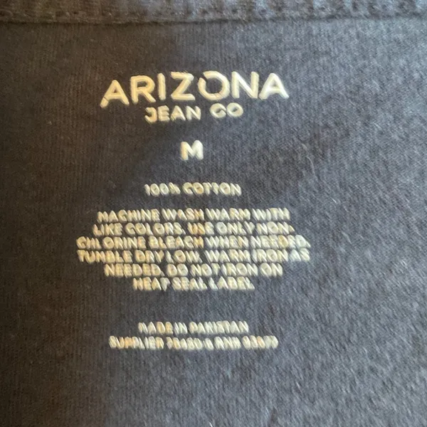 Arizona Jeans Essential Black Short Sleeve Tee - Image 5