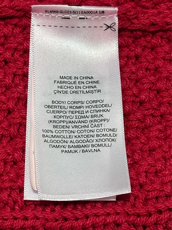 Polo Ralph Lauren Red Cable Knit Sweater - Image 8