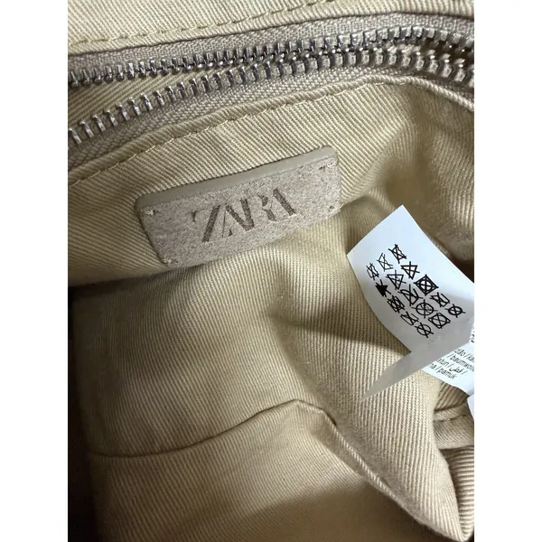 Zara Suede Leather Collection Bowling Bag‎ Crossbody - Image 8