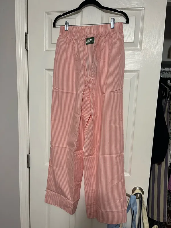 Daily Drills Pink Striped Pants - Image 2