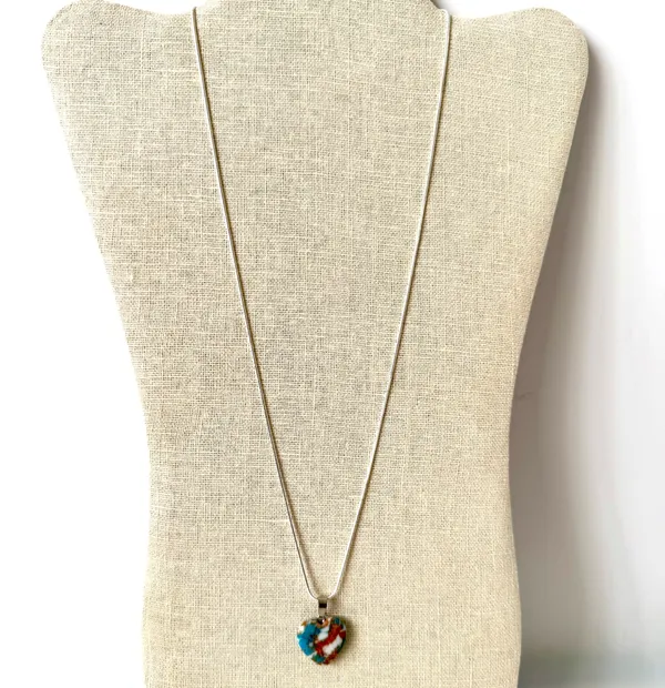 Sterling Silver Heart Necklace - Image 3