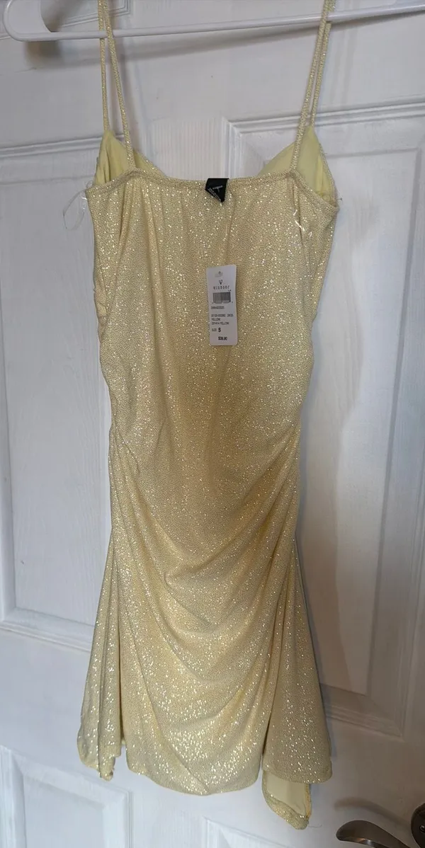 Yellow Windsor Short Dress  - Image 2