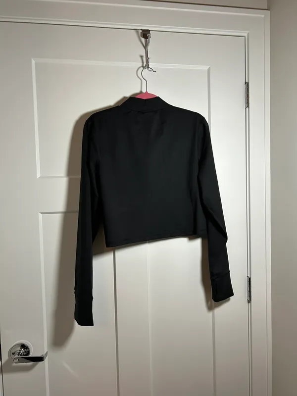 Aerie XXL black crop top - Image 3
