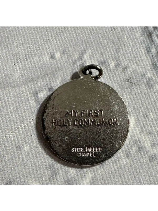 First Communion Body Of Christ Silver Charm Pendant - Image 5