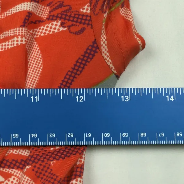 Apple Bottoms Orange Ruched Form Fitting Body Con Mini Dress Y2K Colorful Club - Image 12