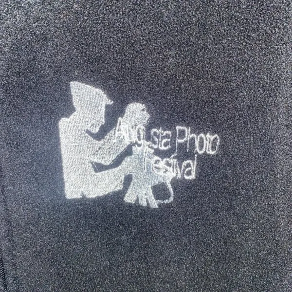 Augusta Photo Festival Black Fleece Full Zip Vest Women's Size XL - Image 2
