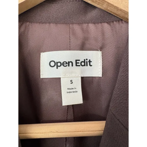NWT Open Edit Corset Blazer Mini Dress Women’s Size Small Brown - Image 7