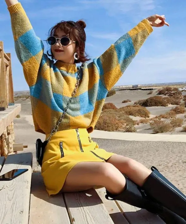 plaid sweater - Image 3