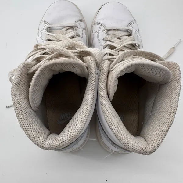 Nike‎ Court Royale 2 Mid Shoes Womens Sz 7.5 White Blue Sneakers - Image 12