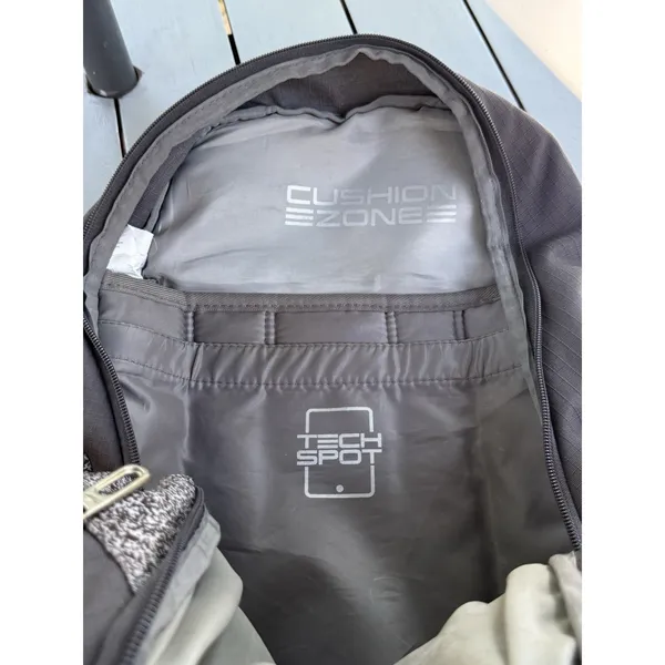 HIGH SIERRA Unisex Tactic Backpack 17” Laptop Pocket Gray Red Outdoor Travel Bag - Image 12