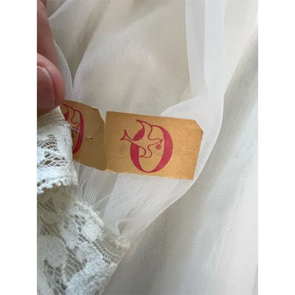Olga Ivory Lace Nightgown Peignoir Set Size 34M Chemise Vintage, Lace, Wedding - Image 13