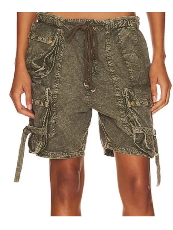 Free People NWOT Wild Bay Parachute Shorts in size XS - Image 4