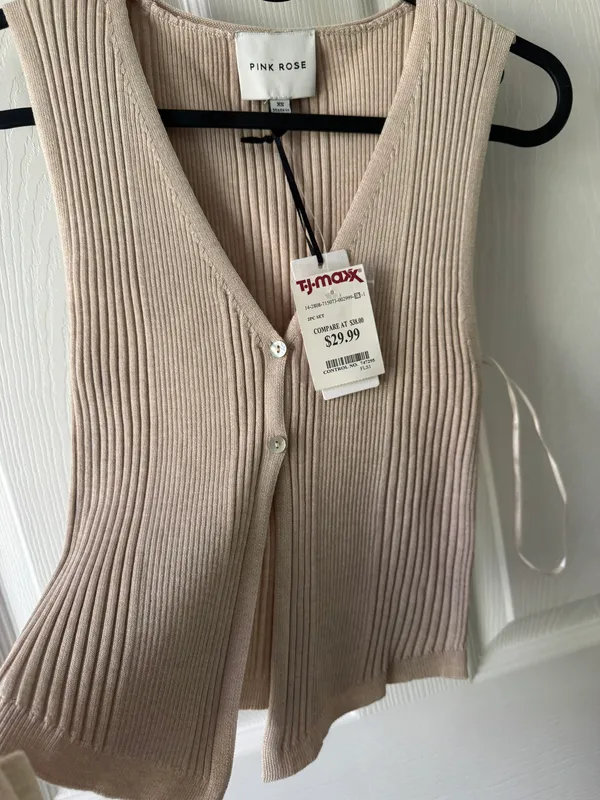 Pink Rose Two Piece Sweater Set - Image 2