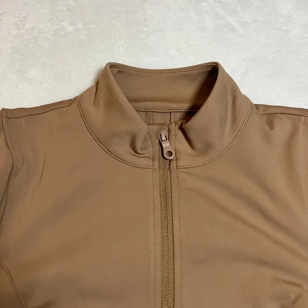 NEW Girlfriend Collective Parker Seam Jacket Size M Full Zip Stretch Gym Fitted - Image 5