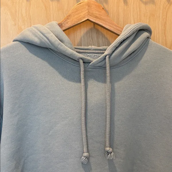 Aritzia Tna Hoodie Blue Cropped Cozy AF Size 2 - Image 2